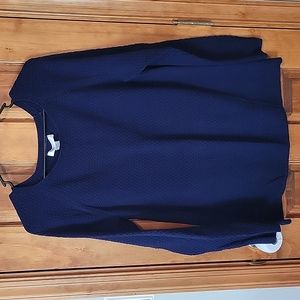 Navy maternity sweater size large